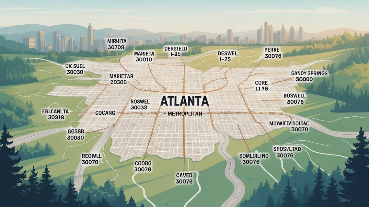 Atlanta Cities and Zip Codes – Complete List & Map Guide
