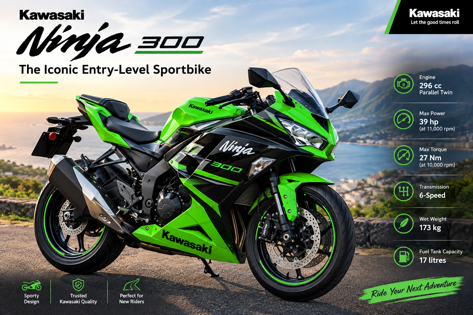  Kawasaki Ninja 300