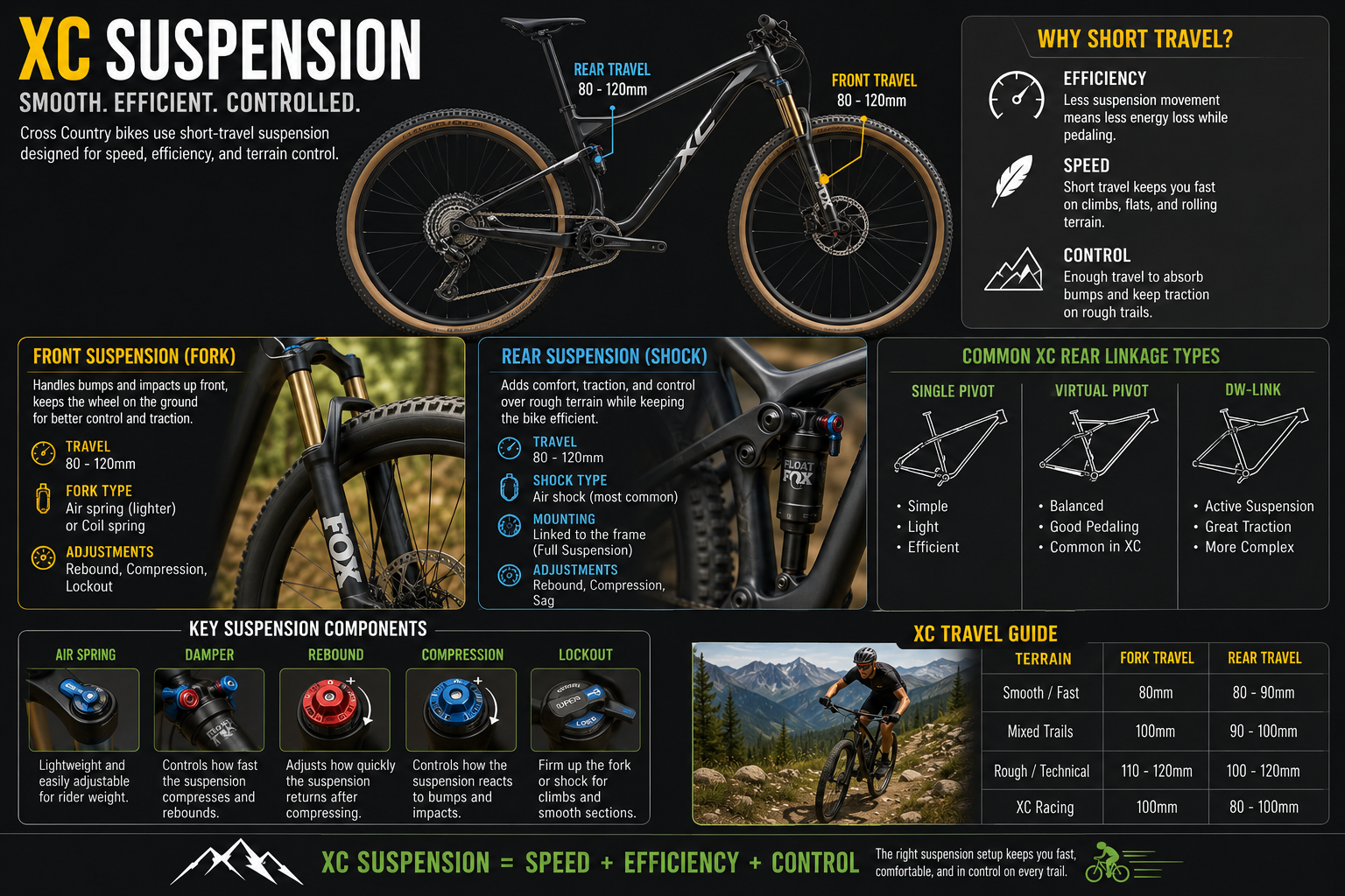 XC Bike suspention